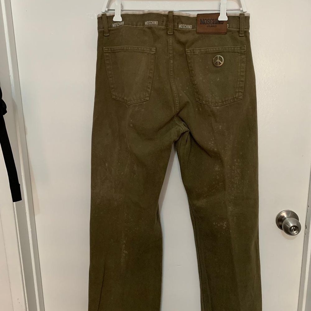 Moschino Tan Chinos Timeless Elegance